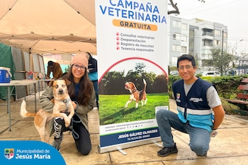 Campaña veterinaria gratuita en Jesús