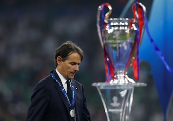 Simone Inzaghi con la cabeza