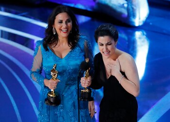 Melissa Berton, productora, y Rayka