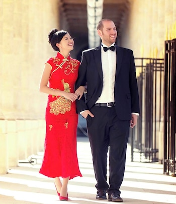 Karina Gao y Dominique Crocedurante