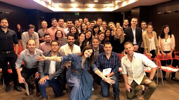 Connie Ansaldi en una de