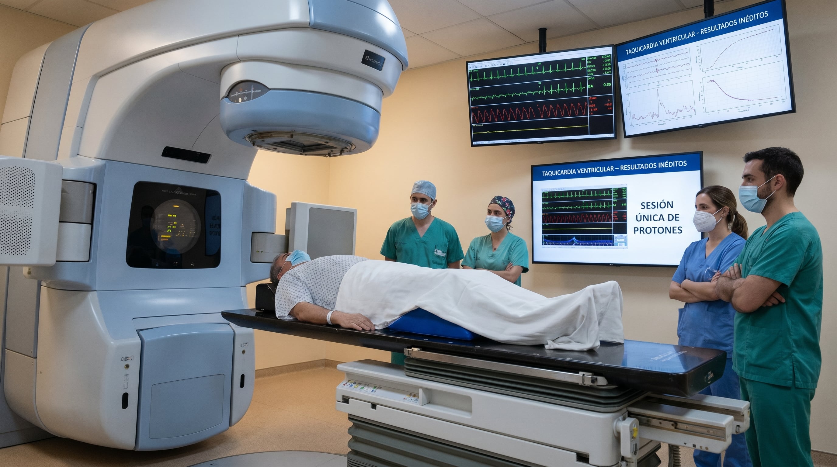 La innovadora técnica de radioterapia de protones para tratar la taquicardia ventricular, mostró resultados prometedores (Imagen Ilustrativa Infobae)