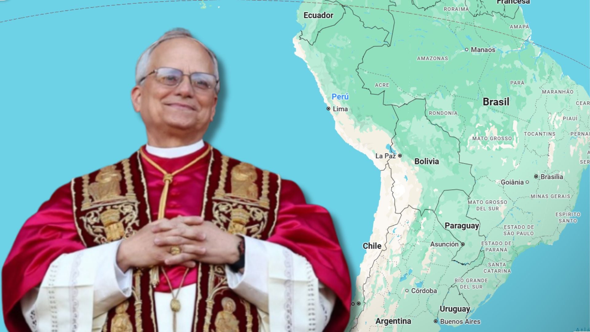 La comisión de la Conferencia Episcopal se reunirá en marzo para definir la agenda definitiva de León XIV en territorio peruano. - Reuters / Google Maps