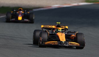 Norris le ganó a Verstappen