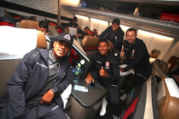 Instalados en el vuelo rumbo