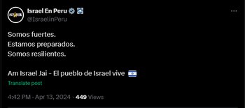 Embajada de Israel en Perú