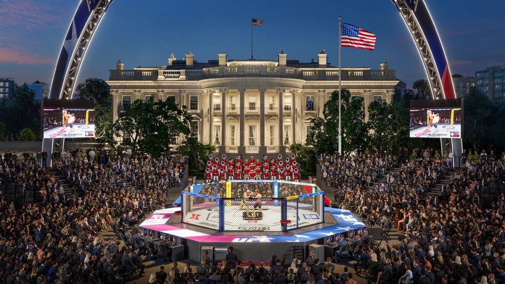 Así será el evento de la UFC en la Casa Blanca