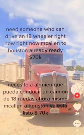 Captura del video publicado por