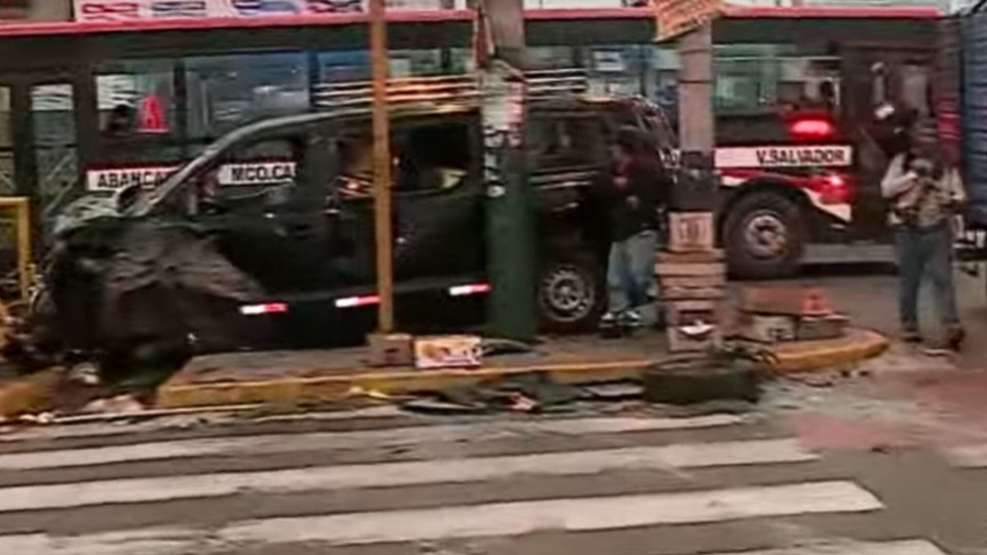 Choque en La Victoria deja varios heridos: Semáforos estaban inoperativos| Latina