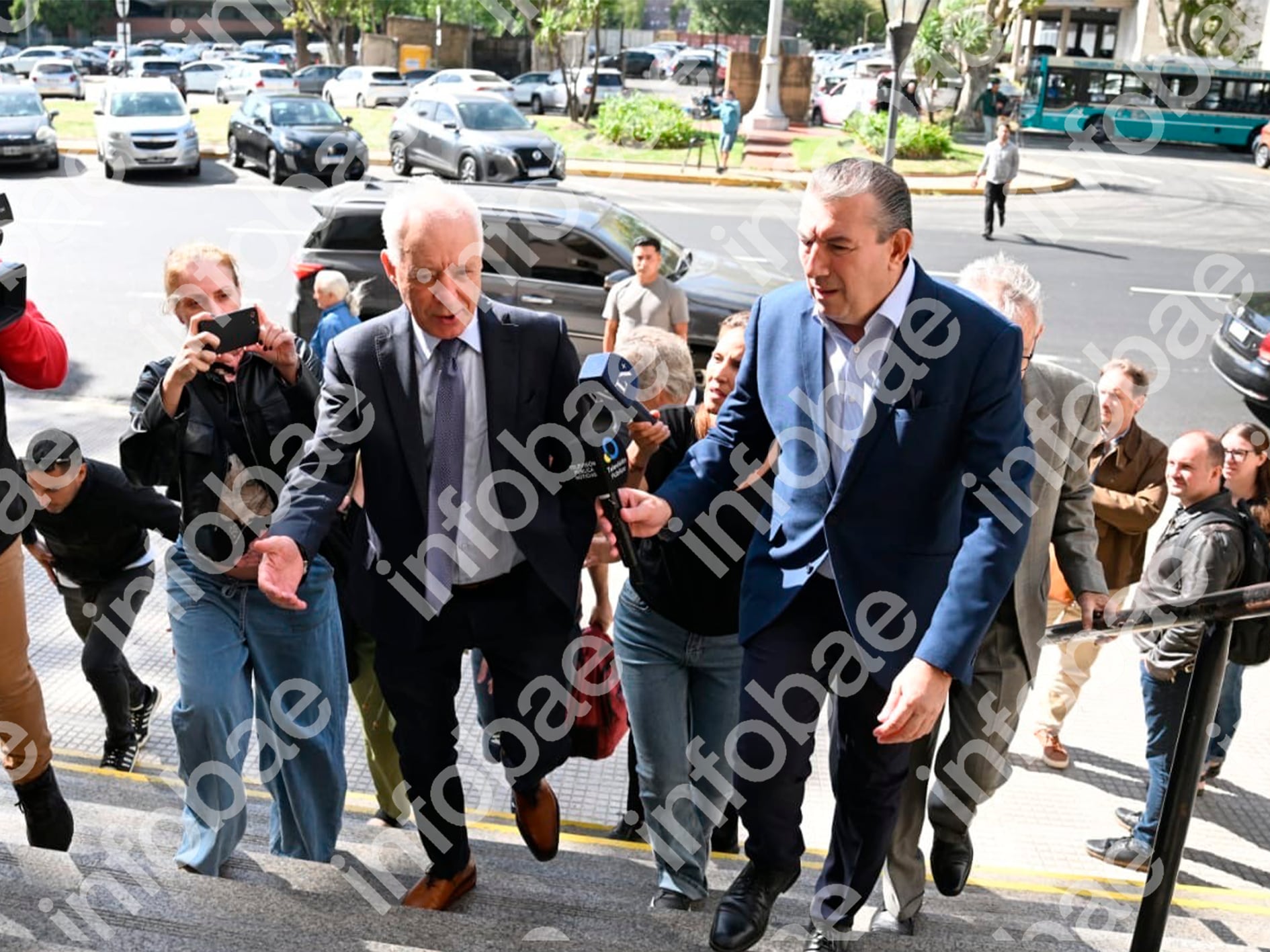 Víctor Blanco, esta mañana en Tribunales