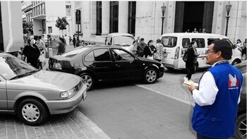 Desorden vehícular y falta de