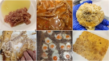 Imágenes de la comida que