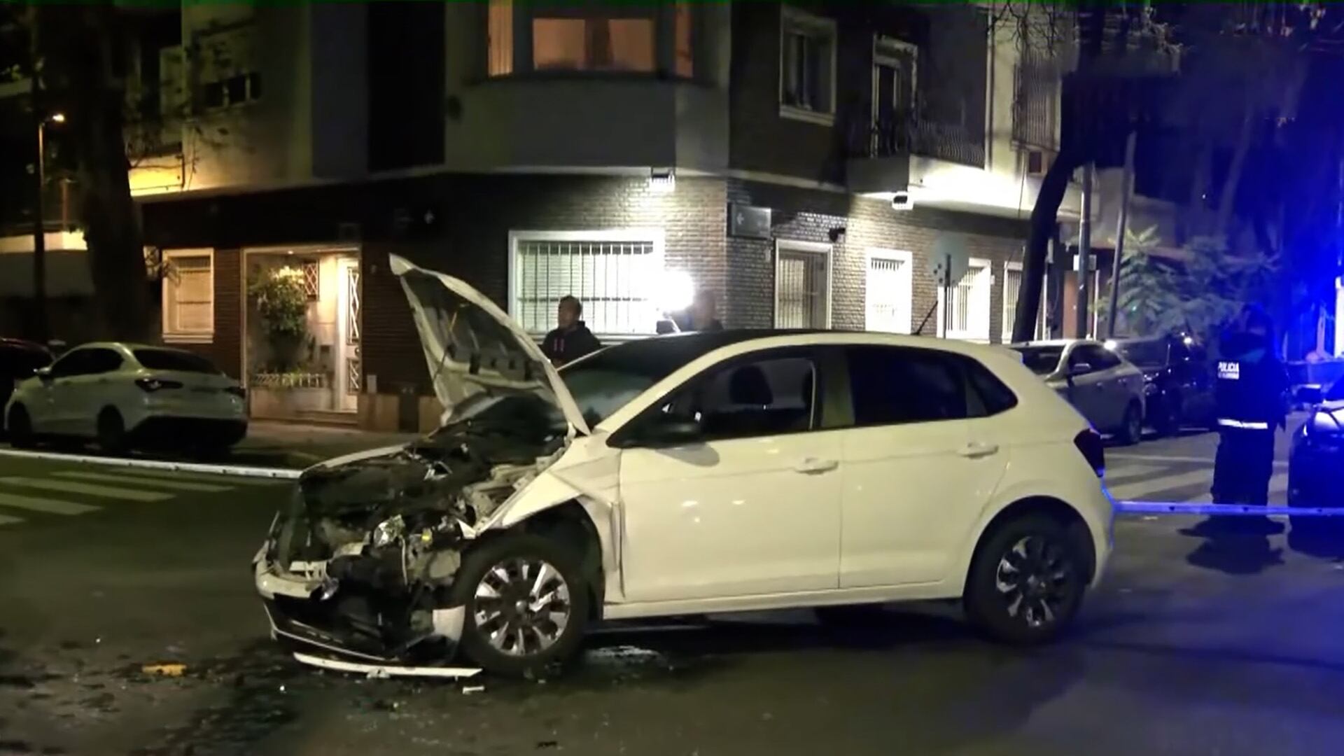 El Polo terminó con el frente destrozado.