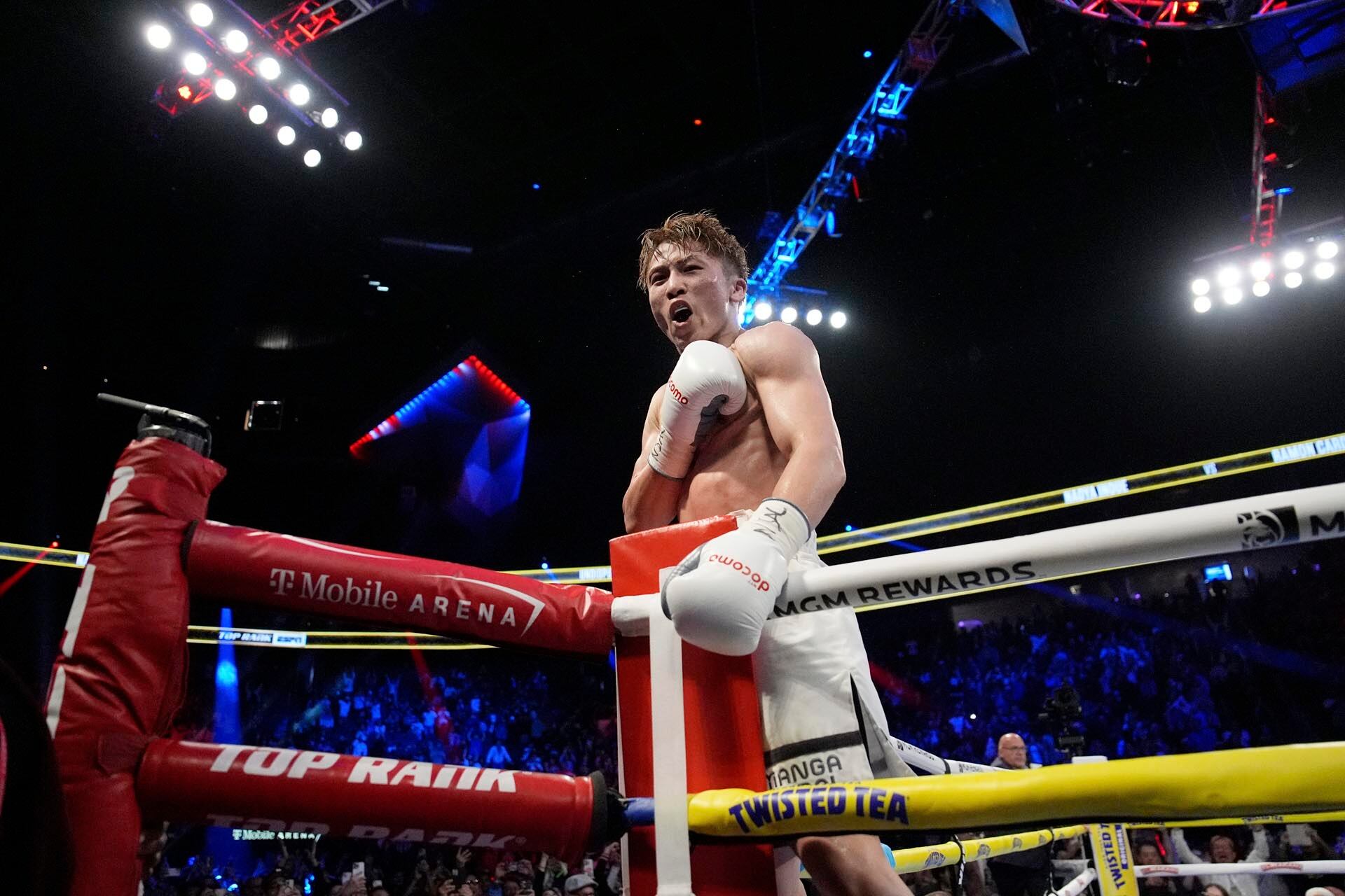 Naoya Inoue volverá a presentarse en Japón tras su éxito pasado en Las Vegas (Foto: AP Photo/John Locher)