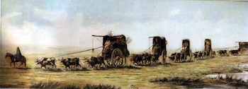Vagões viajaram em 1800