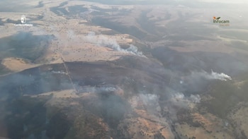 Queda controlado el incendio de Puebla de Don Rodrigo (Ciudad Real)