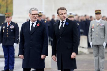 Starmer y Macron se unen