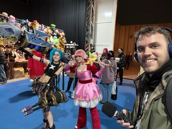 Camilo en la "Anime Con"