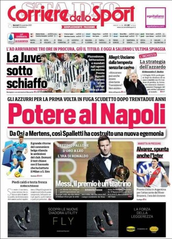 El diario Corriere dello Sport