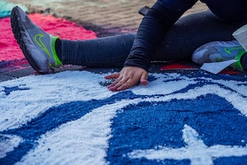 El evento obligó a restringir la circulación vehicular tres días entre Plaza Libertad y Plaza Simón Bolívar. (Cortesía: Prensa San Salvador Centro)