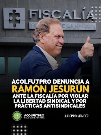 Acolfutpro instauró la querella por presuntamente vulnerar los derechos sindicales - crédito Acolfutpro