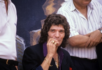 El cantautor gaditano Camarón de