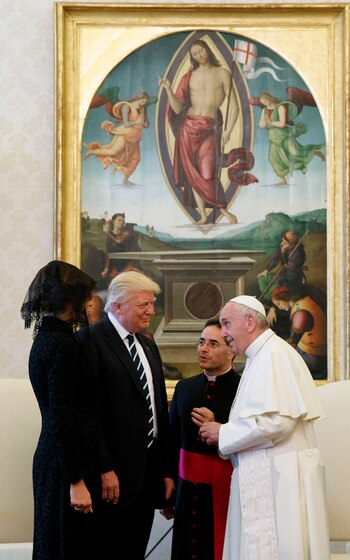 El pontífice y el mandatario
