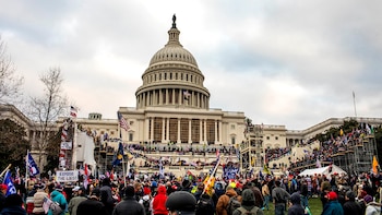 Foto de los disturbios en