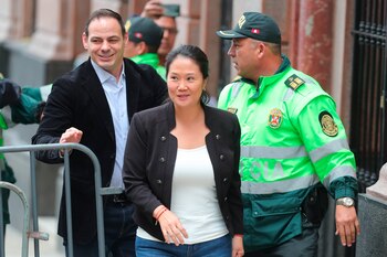 En la imagen, la candidata