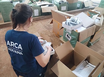 Las cajas con los relojes