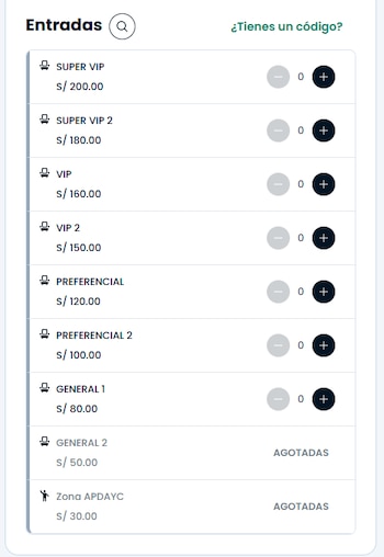 La imagen muestra las diferentes