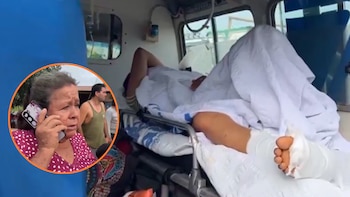 Agricultores de San Martín bloquen paso de ambulancia que lleva a mujer que necesita ser operada de emergencia