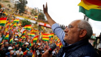 Bolivian presidential candidate Carlos Mesa