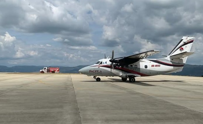 Aeronave Cessna T206, de matrícula HK4985, que cubría la ruta entre Condoto y Guaymaral. La Aeronáutica Civil activó los protocolos de búsqueda y salvamento tras perder comunicación con la tripulación- crédito @pacificatravelco/Instagram