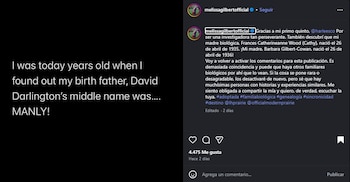 Melissa Gilbert compartió nuevos detalles de su familia biológica. (Instagram)