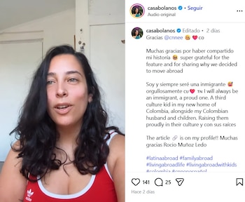 La estadounidense se vio enfrentada