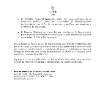 Inpec - crédito Inpec