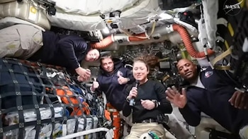 Misión Artemis II de la NASA: los astronautas dieron una entrevista mientras viajan hacia la Luna