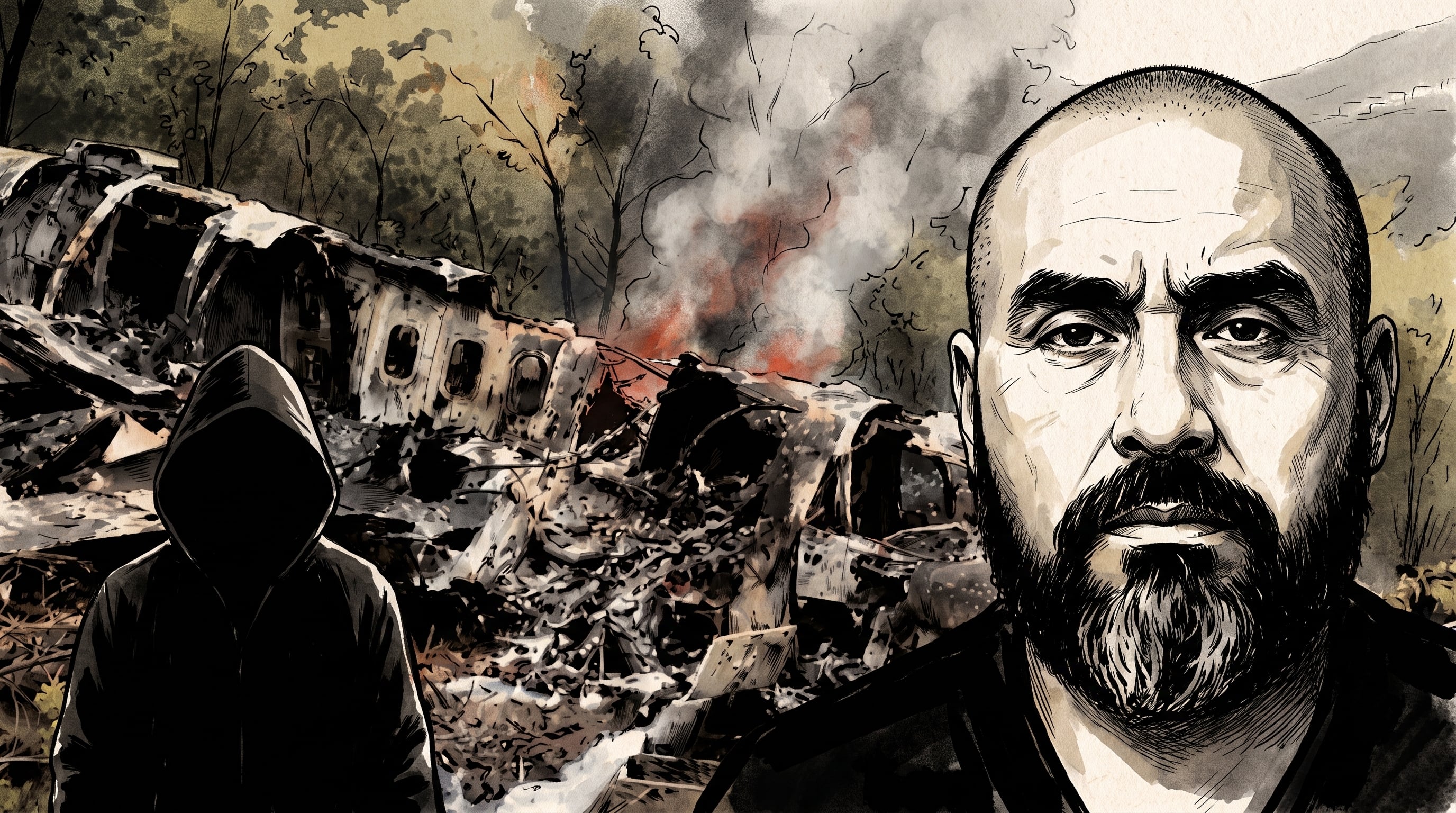 Jorge Octavio García Calderón figura junto a su hermano ante los restos destruidos de una aeronave Cessna en Ixtlán del Río, Nayarit. (Imagen Ilustrativa Infobae)