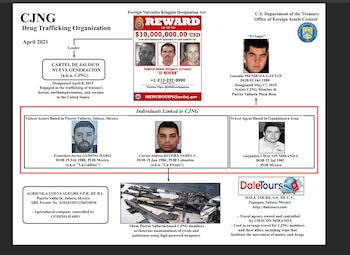 Francisco Javier Gudiño Haro, El Plumas o La Gallina, es uno de los hombres de mayor importancia dentro del CJNG. (DEA)