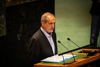 El presidente de Irán, Masoud