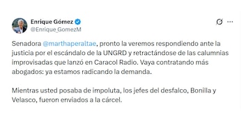 Enrique Gómez, cabeza de lista