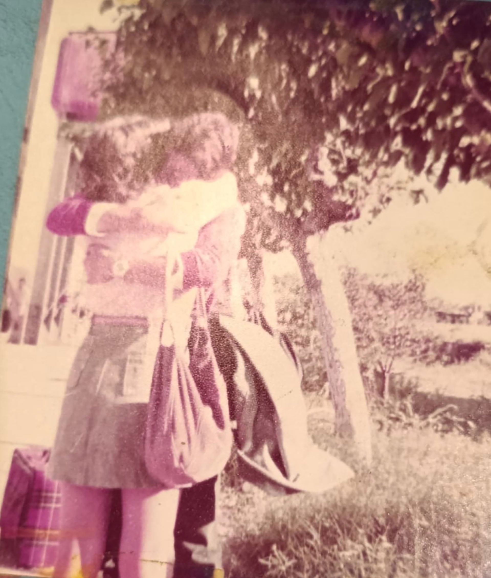 Catalina Lina Garraza y David Mazal en el día que se conocieron personalmente