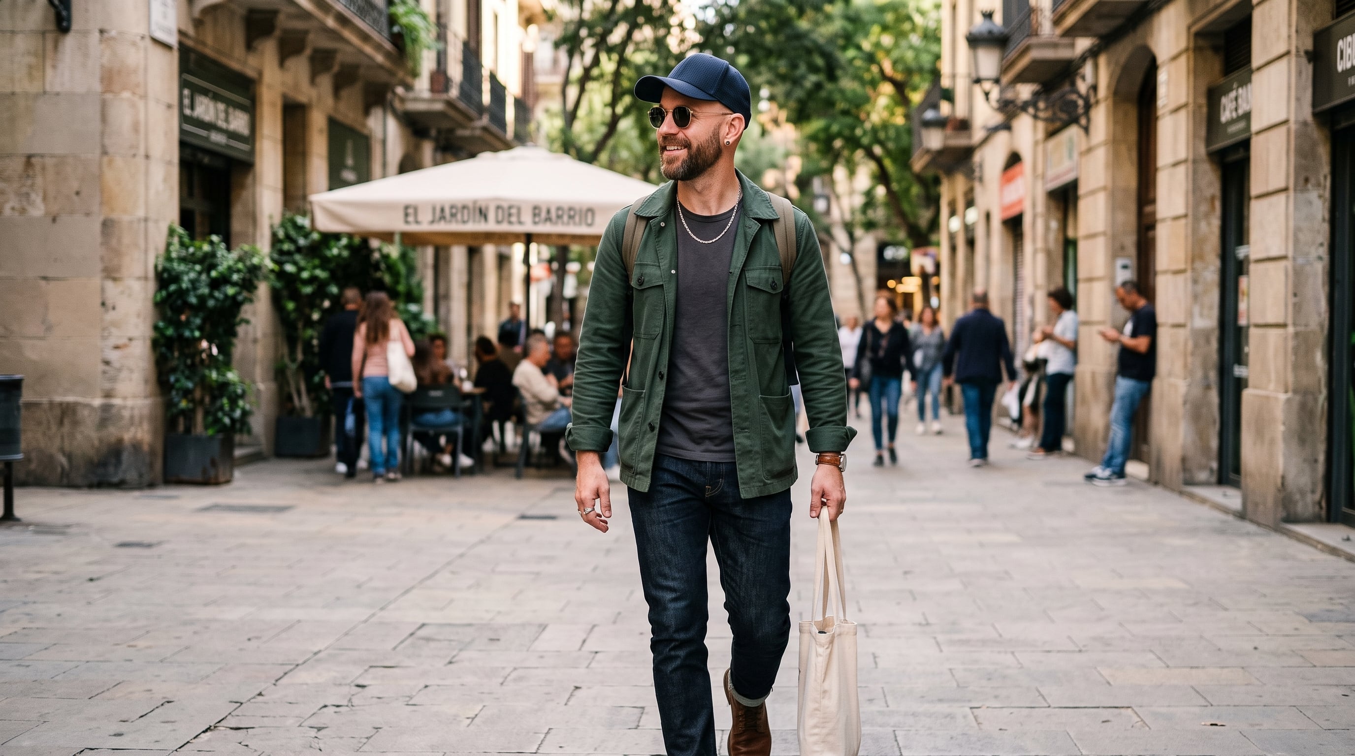 El uso de gorras puede dar estilo a un outfit y elevarlo aún más, un punto a favor para las personas que sufren de calvicie - crédito Imagen Ilustrativa Infobae
