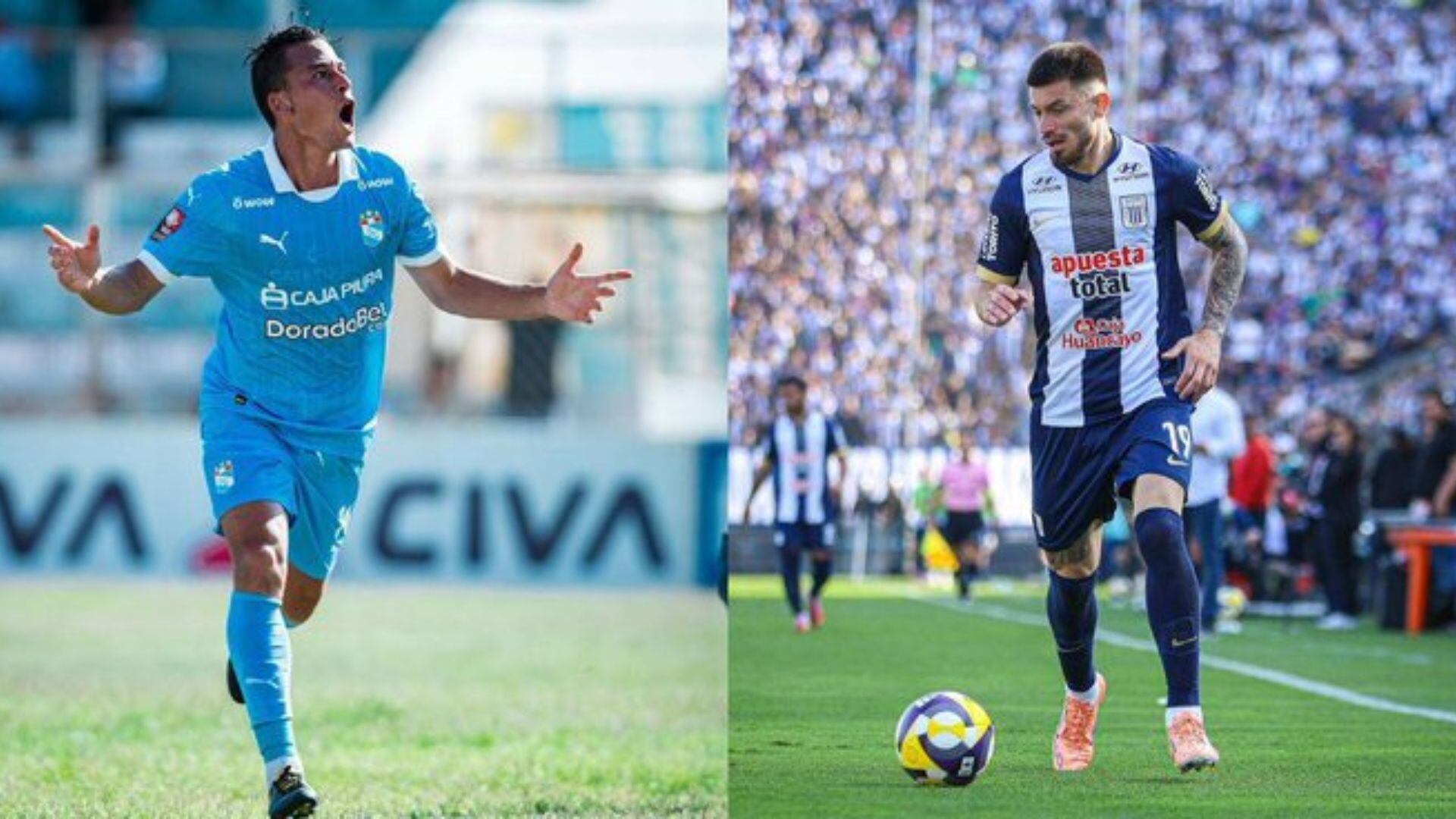 Benavente y Cantero, frente a frente. - Crédito: Liga 1