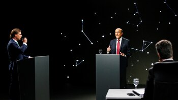 Daniel Martínez y Luis Lacalle