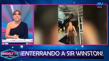 Magaly Medina reacciona al regreso de Sheyla Rojas y sorprende con comentario sobre sus canjes. Captura: Magaly TV La Firme.