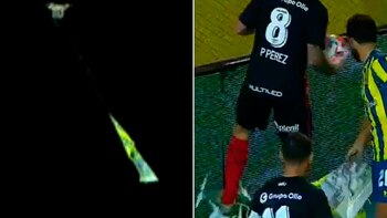 Un drone con una burla