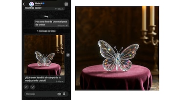Los usuarios pueden dejar volar su imaginación al momento de realizar el prompt para Meta AI. (WhatsApp)