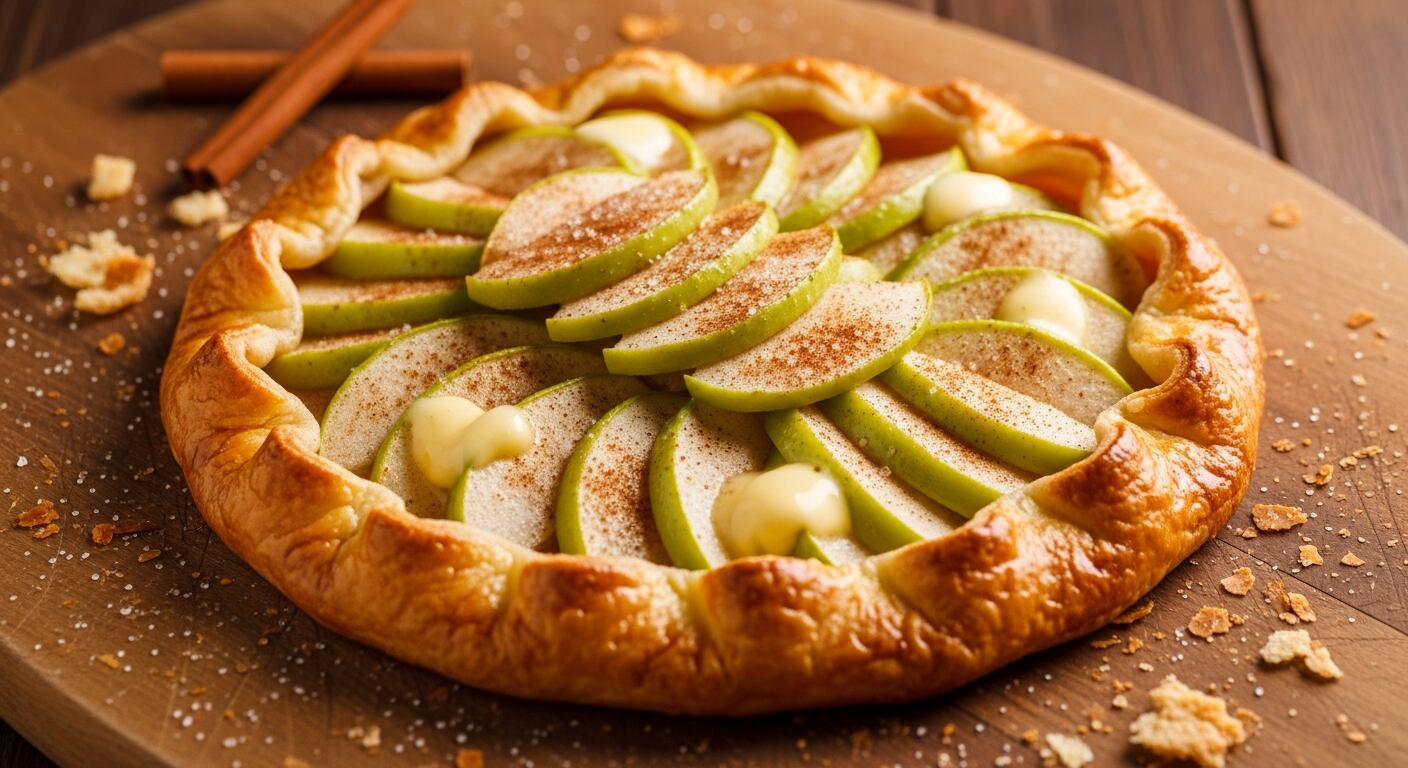 La tarta rápida de manzana utiliza solo cinco ingredientes, se cocina en menos de media hora y puede servirse tibia o fría, lo que la convierte en un recurso práctico para resolver compromisos familiares con un toque casero (Imagen Ilustrativa Infobae)